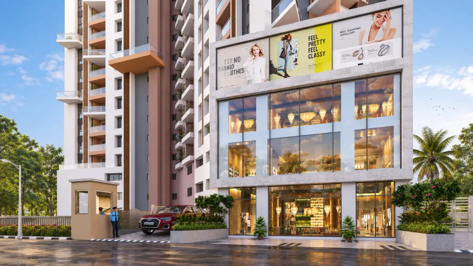 Commercial frontage