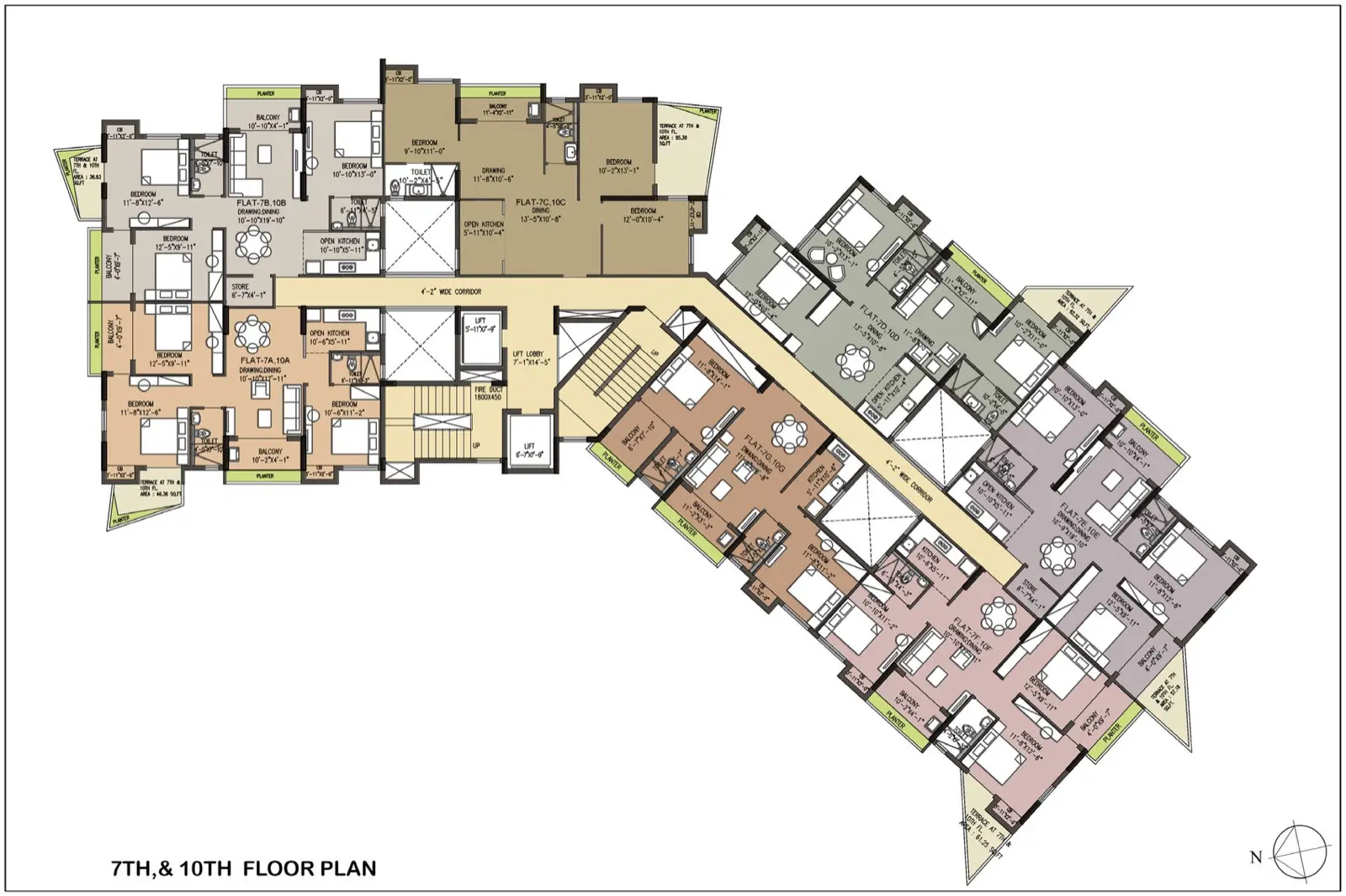 7th, 10th floors — UST Skyview